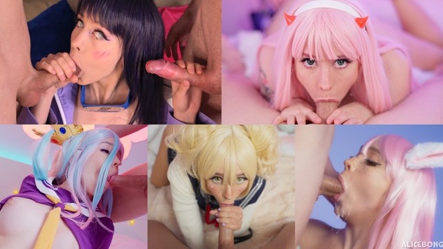 ISTJ girl cosplay deepthroat compilation